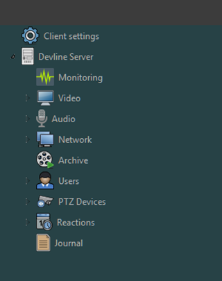 Manage window